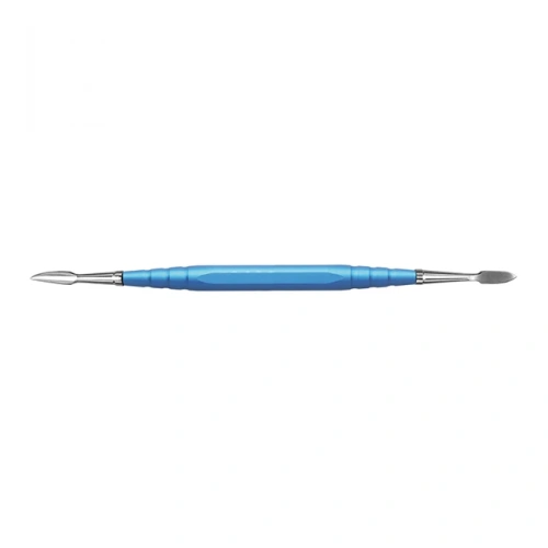 Резчик зуботехнический для работы с пластмассой и композитами, двухсторонний, RA8, RA9, голубая ручка | YDM (Япония)