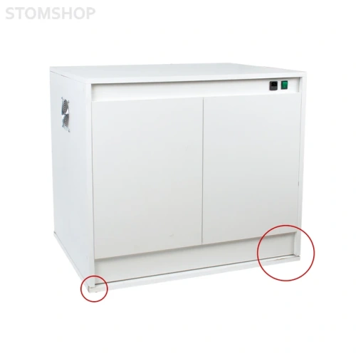 JW-032C - безмасляный компрессор для двух стоматологических установок, с ресивером 60 л, с кожухом, 200 л/мин (уцененный товар) | Junwei (Китай)