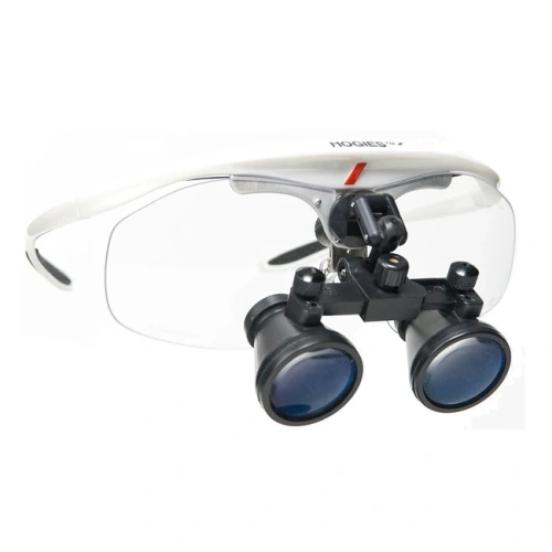 Hogies MiniScope Galilean Loupes - бинокулярные лупы системы Flip-up на оправе, увеличение 2.5x/3.0x | Hogies (Австралия)