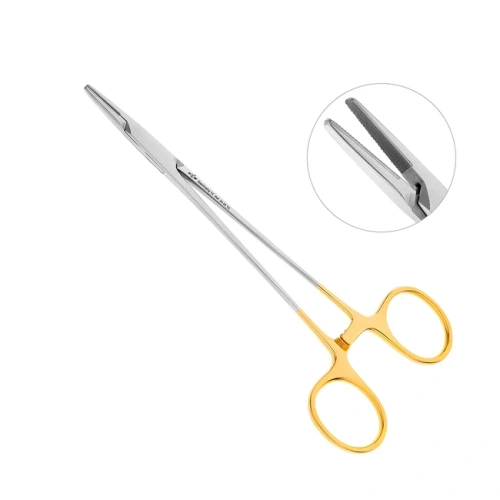 Иглодержатель хирургический прямой Mayo-Hegar TC, длина 160 мм | HLW Dental Instruments (Германия)