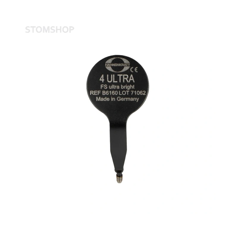 BLACK ULTRA FS - ультраяркое стоматологическое зеркало с черным антибликовым DLC-покрытием, 22 мм | Hahnenkratt (Германия)