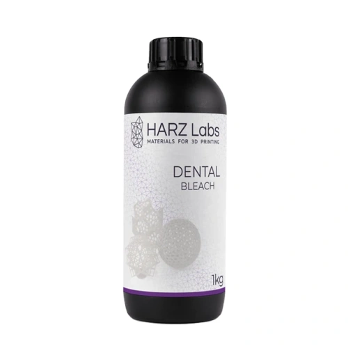 HARZ Labs Dental Bleach - фотополимерная смола для стоматологии, цвет молочный полупрозрачный, 1 кг | HARZ Labs (Россия)