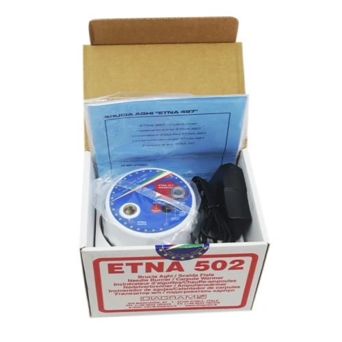 ETNA 502 - прибор для утилизации игл (деструктор игл, иглосжигатель) с функцией подогрева для карпул | Diagram S.r.l. (Италия)