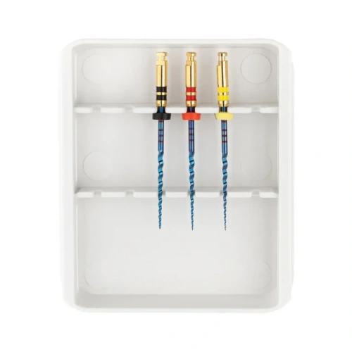 RCS Blue T Reciprocating - машинные файлы, размеры 20/06, 25/06, 40/06, длина 21 мм, 3 шт. | Ramo Medical (Китай)