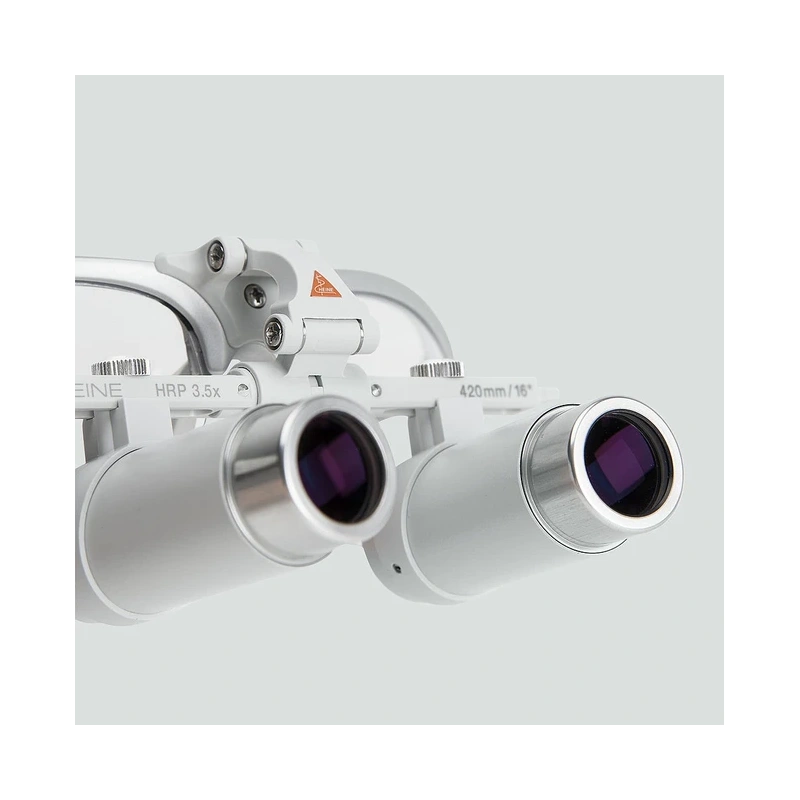 Heine HRP Set C - бинокулярные лупы высокого разрешения с увеличением 3,5х, 4х и 6х и креплением на шлеме без защитного щитка S-Guard | Heine (Германия)