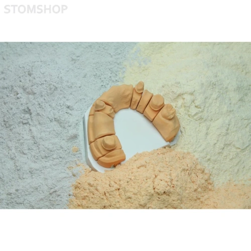 Marmoplast N - гладкий гипс, укрепленный смолой, 5 кг, класс 4 | Siladent (Германия)