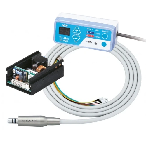 NBX Kit 2 - набор для встраивания в стоматологическую установку: микромотор NBX LED с подсветкой, плата NBX MD Module LUX, внешний модуль управления EL400H | NSK Nakanishi (Япония)
