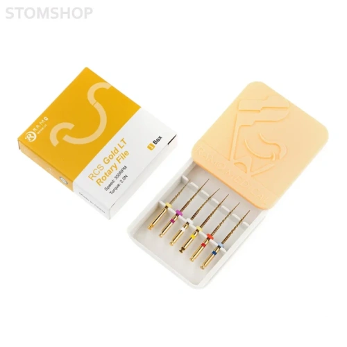 RCS Gold LT - машинные файлы, размеры SX (Open File), S1, S2, F1, F2, F3, длина 31 мм, 6 шт. | Ramo Medical (Китай)