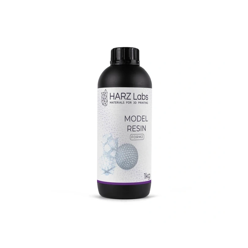 HARZ Labs Form2 Model Resin - фотополимерная смола, прозрачная, 1 кг | HARZ Labs (Россия)