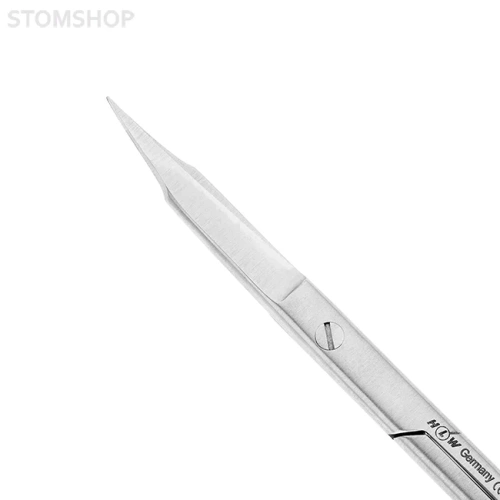 Ножницы хирургические изогнутые Goldmann-Fox TC,125 мм | HLW Dental Instruments (Германия)