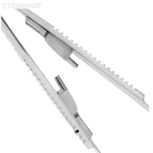 Иглодержатель хирургический Castroviejo, длина 140 мм | HLW Dental Instruments (Германия)