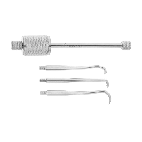 Коронкосниматель ручной nach Morell, односторонний, в комплекте 3 насадки | HLW Dental Instruments (Германия)