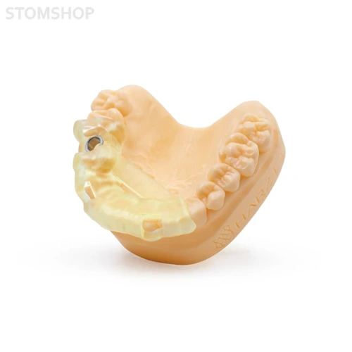 HARZ Labs Dental Yellow Clear Pro - фотополимерная смола для печати автоклавируемых хирургических шаблонов, цвет прозрачный желтый, 1 кг | HARZ Labs (Россия)