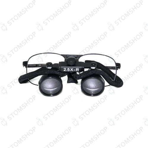 iZoom Flip-up Loupes Metal Frame - стоматологические бинокулярные лупы системы Flip-up на металлической оправе, увеличение 2.5х | DentLight (США)