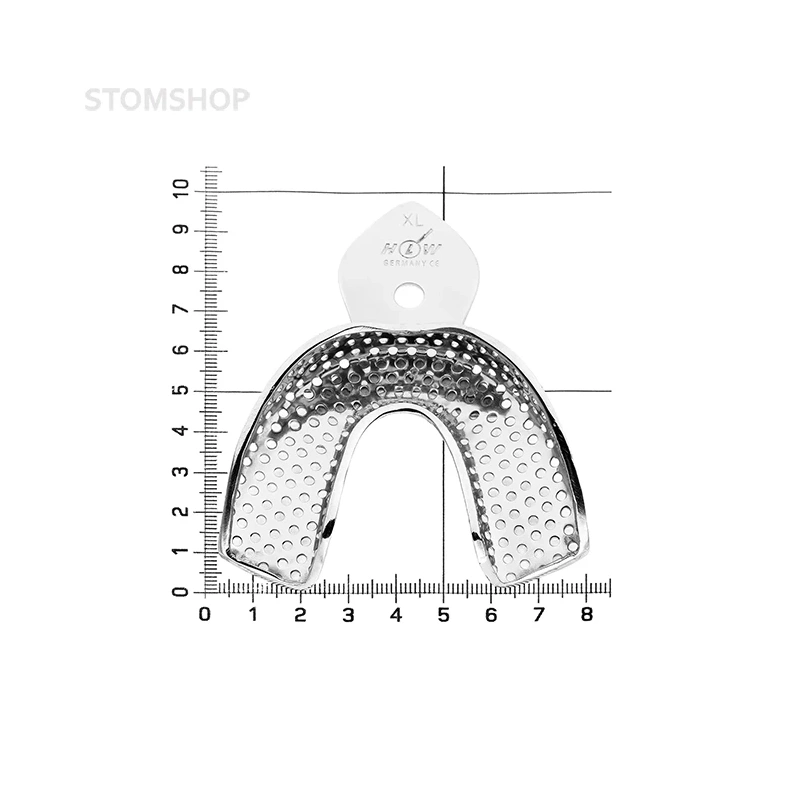 Ложка слепочная нижняя с перфорацией, XL | HLW Dental Instruments (Германия)