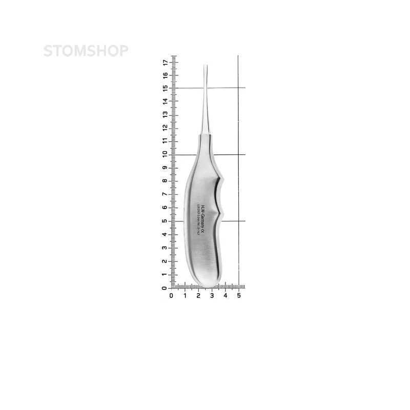 Люксатор изогнутый, 3 мм (13-14LX) | HLW Dental Instruments (Германия)