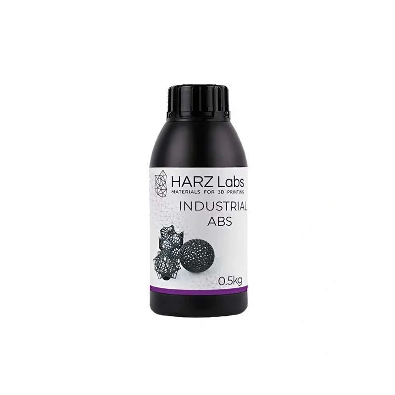 HARZ Labs Industrial ABS - фотополимерная смола для промышленного использования, цвет черный, 0.5 кг | HARZ Labs (Россия)