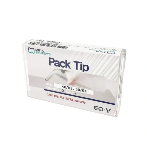 EQ-V PackTip - набор насадок для конденсации гуттаперчи к аппарату EQ-V Pack, 40/03, 50/04, упаковка 2 шт. | Meta Biomed (Ю. Корея)