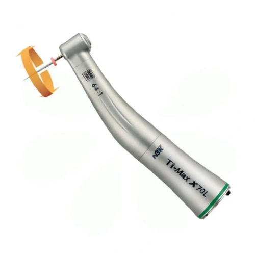 Ti-Max X70L - угловой наконечник с оптикой для Ni-Ti файлов, 64:1 | NSK Nakanishi (Япония)