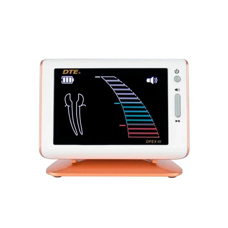 DTE DPEX III golden standard - цифровой апекслокатор повышенной точности, с цветным дисплеем, цвет золотой с желтым | DTE (Китай)