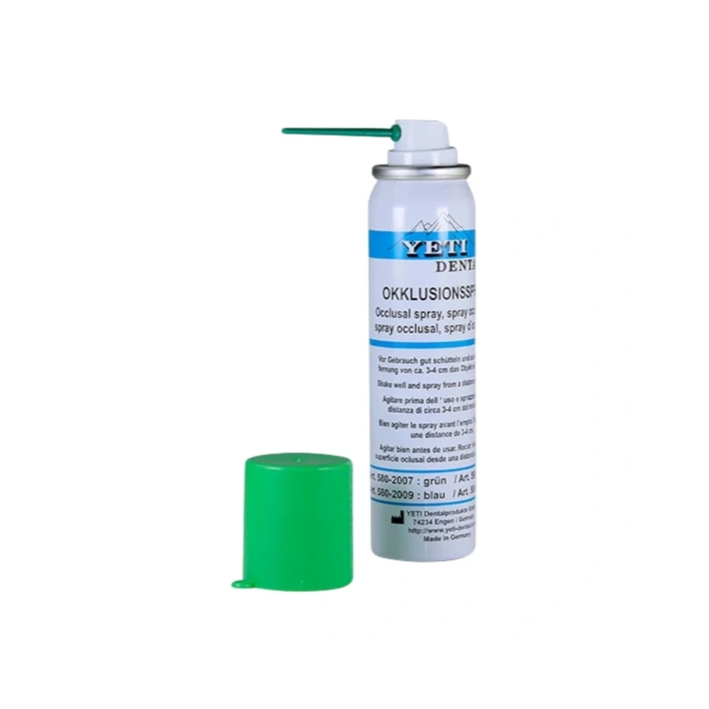 Yeti Dental Spray Green - окклюзионный спрей для индикации контактных точек, цвет зеленый, 75 мл | Yeti (Германия)