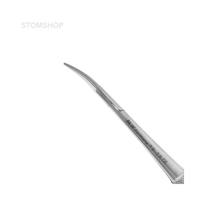 Ножницы хирургические изогнутые Castroviejo-Gomel, 140 мм | HLW Dental Instruments (Германия)