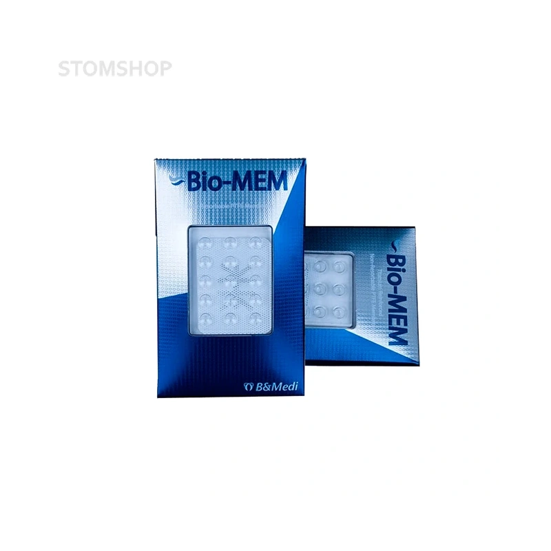 Bio-MEM 12x24 - нерезорбируемая мембрана из PTFE, усиленная титановым каркасом, 12х24 мм | B&Medi (Южная Корея)