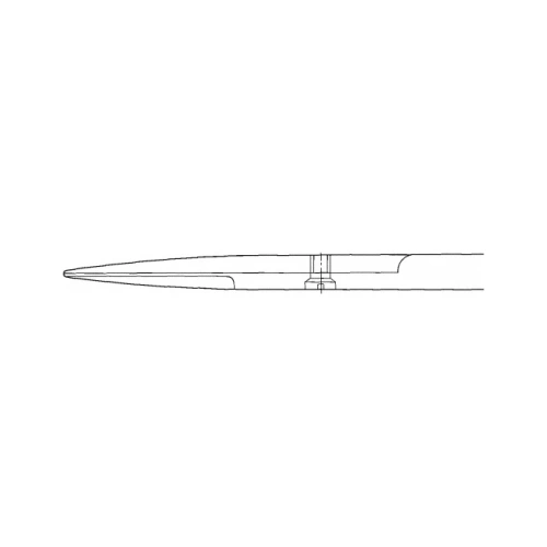 BC160R - ножницы препаровальные по Kelly, прямые, остроконечные, длина 175 мм | B. Braun (Германия)