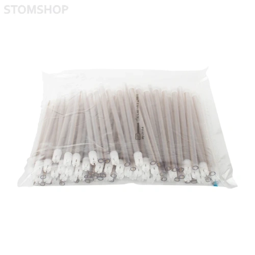 Слюноотсосы BLOSSOM без фталатов, прозрачные, 15 см, 100 шт. | Asa Dental (Италия)