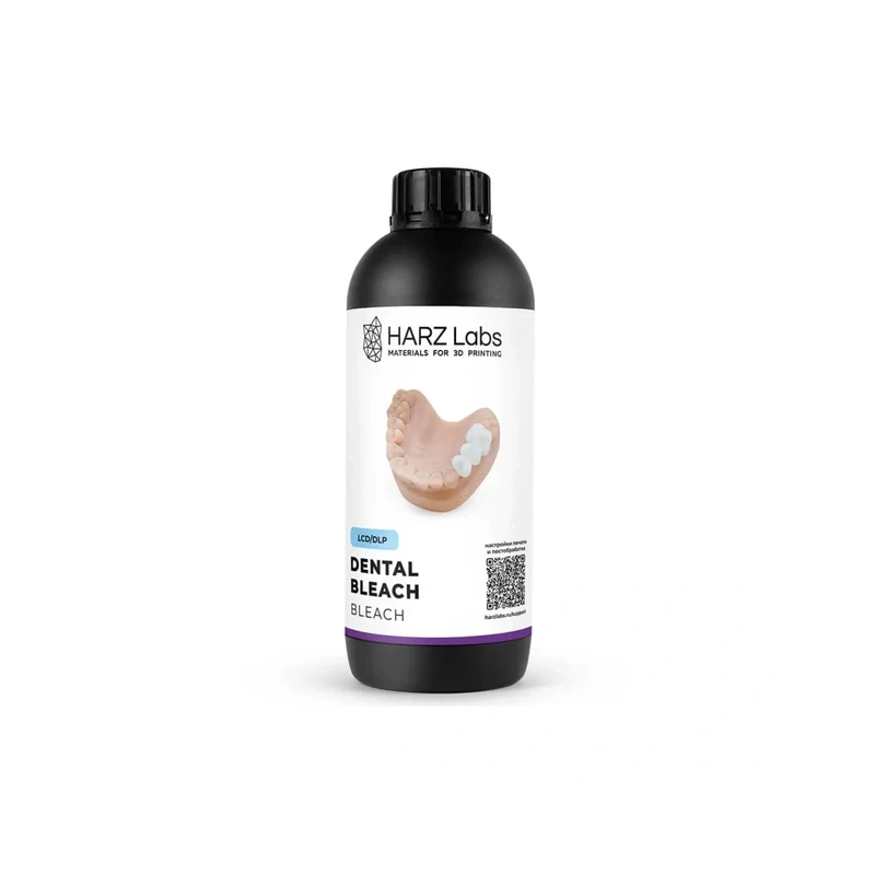 HARZ Labs Dental Bleach - фотополимерная смола, бесцветная, 1 кг | HARZ Labs (Россия)