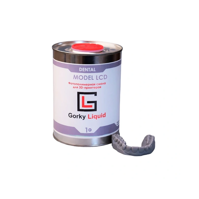 Gorky Liquid Dental Model LCD/DLP - фотополимерная смола для стоматологии, цвет серый, 1 кг | Gorky Liquid (Россия)