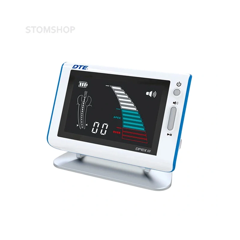 DTE DPEX III golden standard - цифровой апекслокатор повышенной точности, с цветным дисплеем, цвет белый с голубым | DTE (Китай)