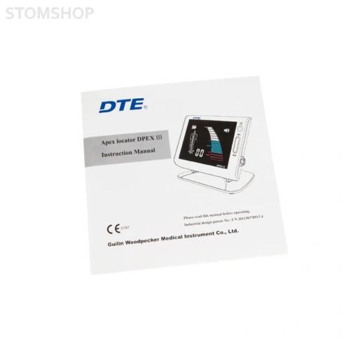 DTE DPEX III golden standard - цифровой апекслокатор повышенной точности, с цветным дисплеем, цвет белый с голубым | DTE (Китай)