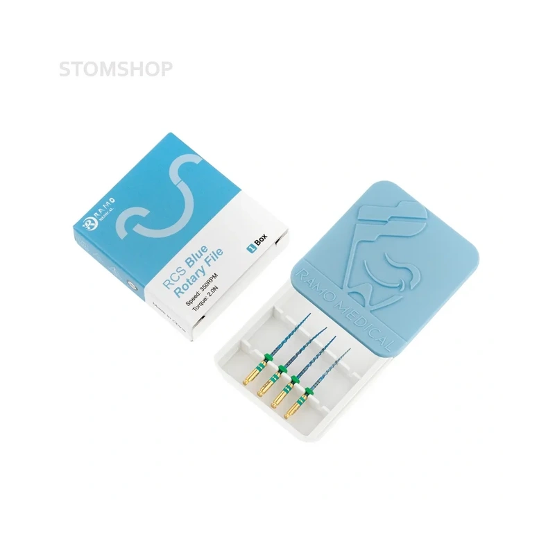 RCS Blue Rotary - машинные файлы, размер 35/06, длина 25 мм, 4 шт. | Ramo Medical (Китай)