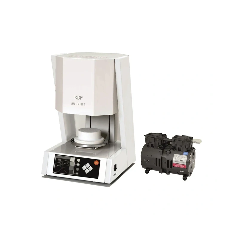 KDF Master Plus - печь для обжига керамики в комплекте с вакуумной помпой DDP-40 | KDF Denken-Highdental Co. (Япония)