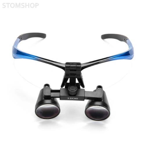 Amtech GL4 Sport 3.5 - бинокулярные лупы системы Flip-up на спортивной оправе, увеличение 3.5x | Amtech (Китай)
