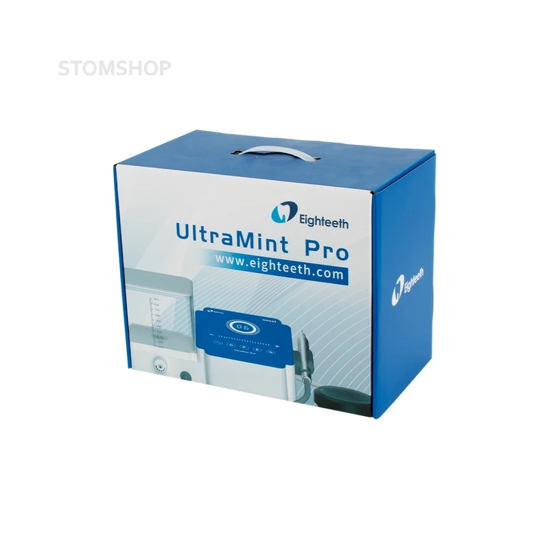 Ultramint Pro - автономный ультразвуковой скалер с подсветкой, 1 наконечник, 6 насадок в комплекте, соединение EMS / Mectron | Eighteeth (Китай)