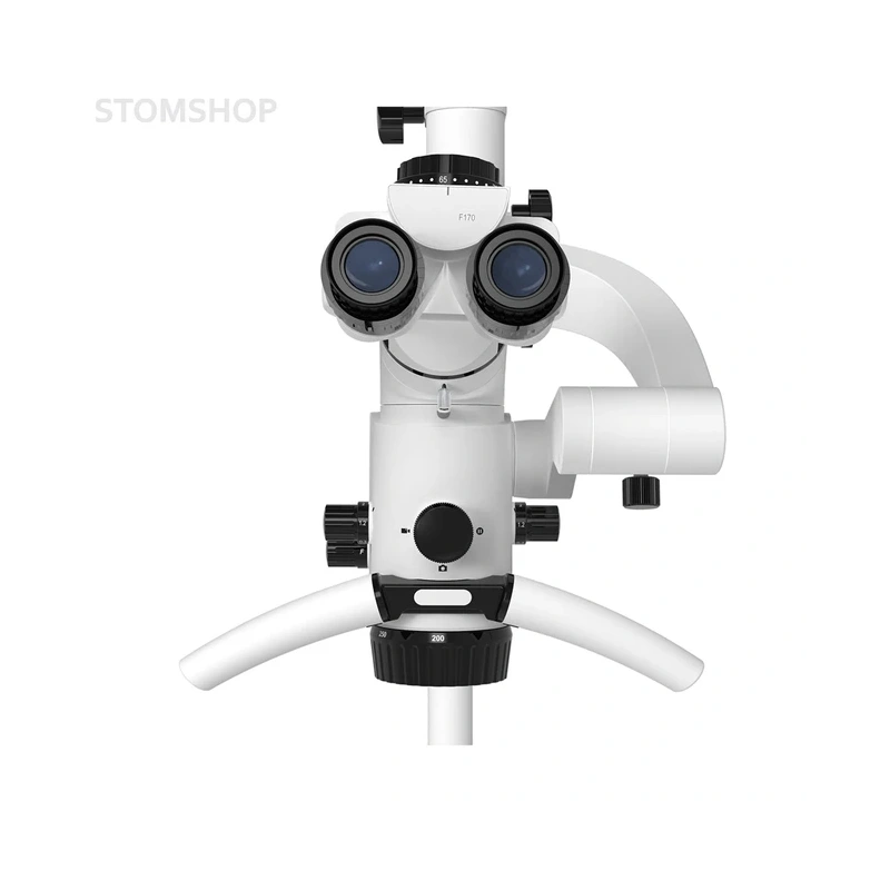 ALLTION AM-5000VF - стоматологический операционный микроскоп с 6-ступенчатым увеличением, с встроенной камерой, вариоскопом и флуоресцентным режимом | Alltion (Китай)