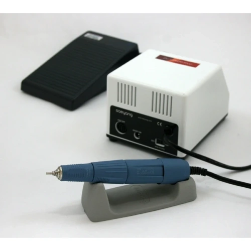 Marathon N2 - щеточный зуботехнический микромотор с наконечником SDE-SH37L (M45), 40000 об/мин, 45 Вт, педаль FS60 | Saeyang Microtech (Ю. Корея)