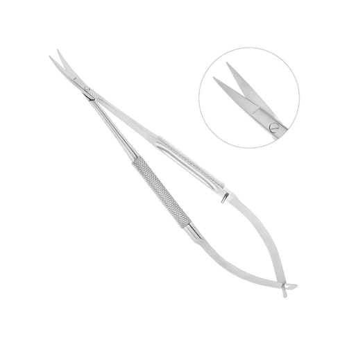 Ножницы хирургические изогнутые Castroviejo-Gomel, 140 мм | HLW Dental Instruments (Германия)