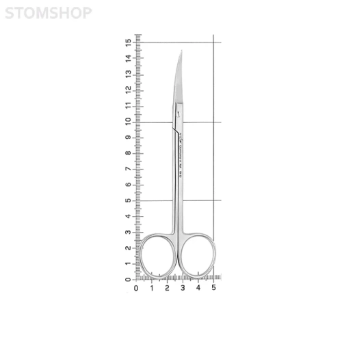 Ножницы хирургические изогнутые Joseph, 140 мм | HLW Dental Instruments (Германия)