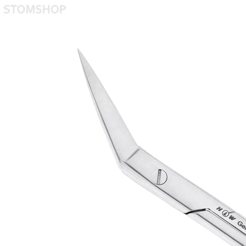 Ножницы хирургические угловые Goldmann-Fox, 160 мм | HLW Dental Instruments (Германия)