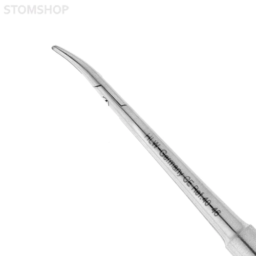 Иглодержатель-микро изогнутый Micro-Nadelhalter TC, длина 180 мм | HLW Dental Instruments (Германия)
