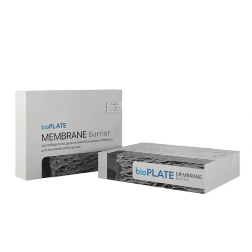 bioPLATE Membrane Barrier - биорезорбируемая двухслойная барьерная мембрана, размер 30х40 мм | Cardioplant (Россия)