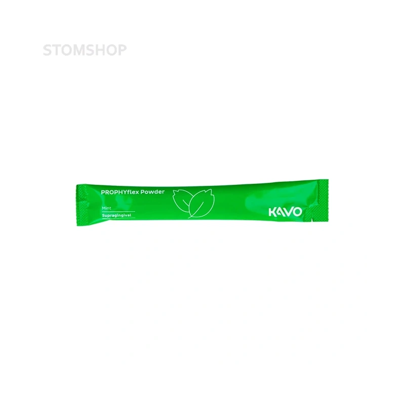 PROPHYflex Powder - профилактический порошок на основе бикарбоната натрия, со вкусом мяты, упаковка (80 шт. по 15 г.) | KaVo (Германия)