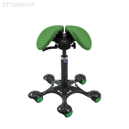 Salli Swing Fit - эргономичный стул-седло, с механизмом качания и регулировкой расстояния между половинками сиденья | Salli (Финляндия)