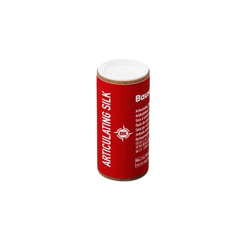 Bausch BK 06 - артикуляционный шелк красный, 80 мм x 3 м | Bausch (Германия)