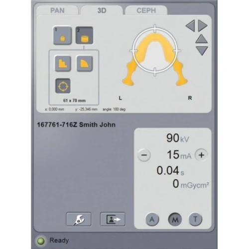 KaVo Pan eXam Plus 3D Ceph (2 датчика) - универсальный датчик Pan/Ceph для панорамной томографии, цефалостат, функция 3D-томографии 6x8 см | KaVo (Германия)
