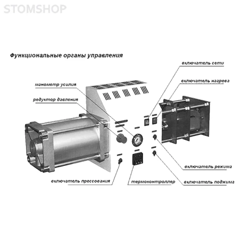 Унипресс 03 - термопресс для зубных протезов | ГерамаксТех (Россия)
