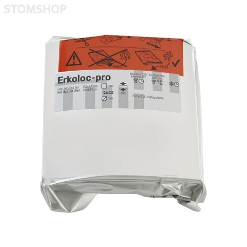 Erkoloc-pro - термоформовочные пластины, цвет зеленый, квадратные, 125?125 мм, 10 шт. | Erkodent (Германия)